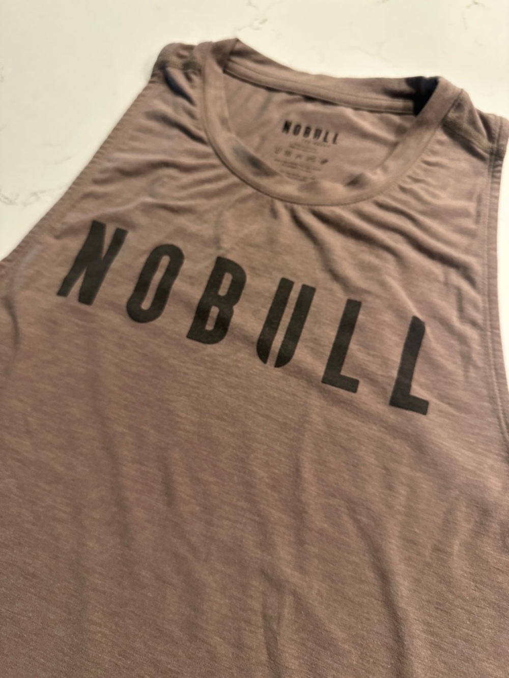 NOBULL Muscle Tank in Tan Medium